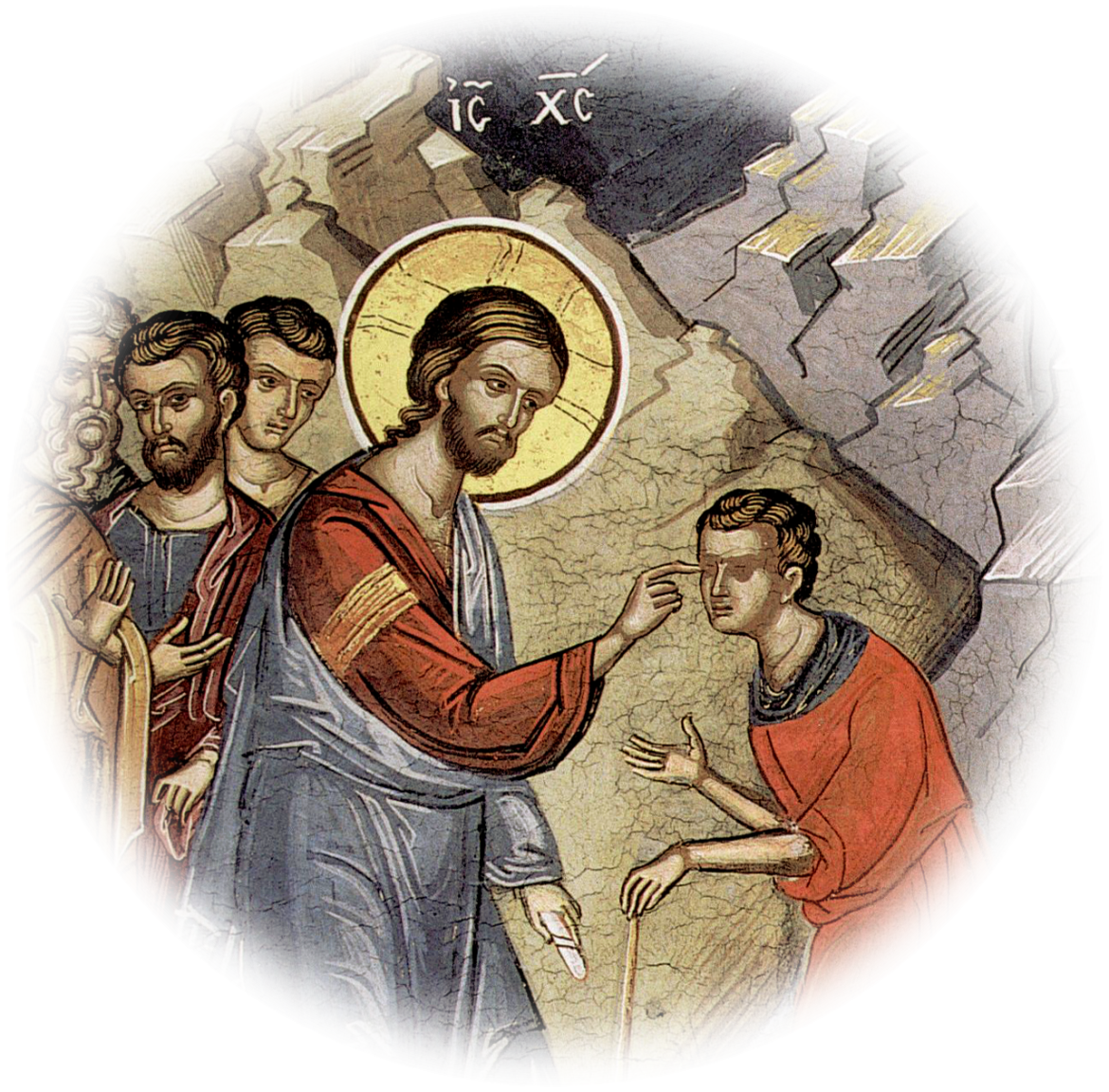 Healing The Man Blind From Birth Sunday Of The Blind Man Eastern Orthodox Church Gospel Divine Liturgy Theotokos 27b30da398fa67e79043d54674ff773d