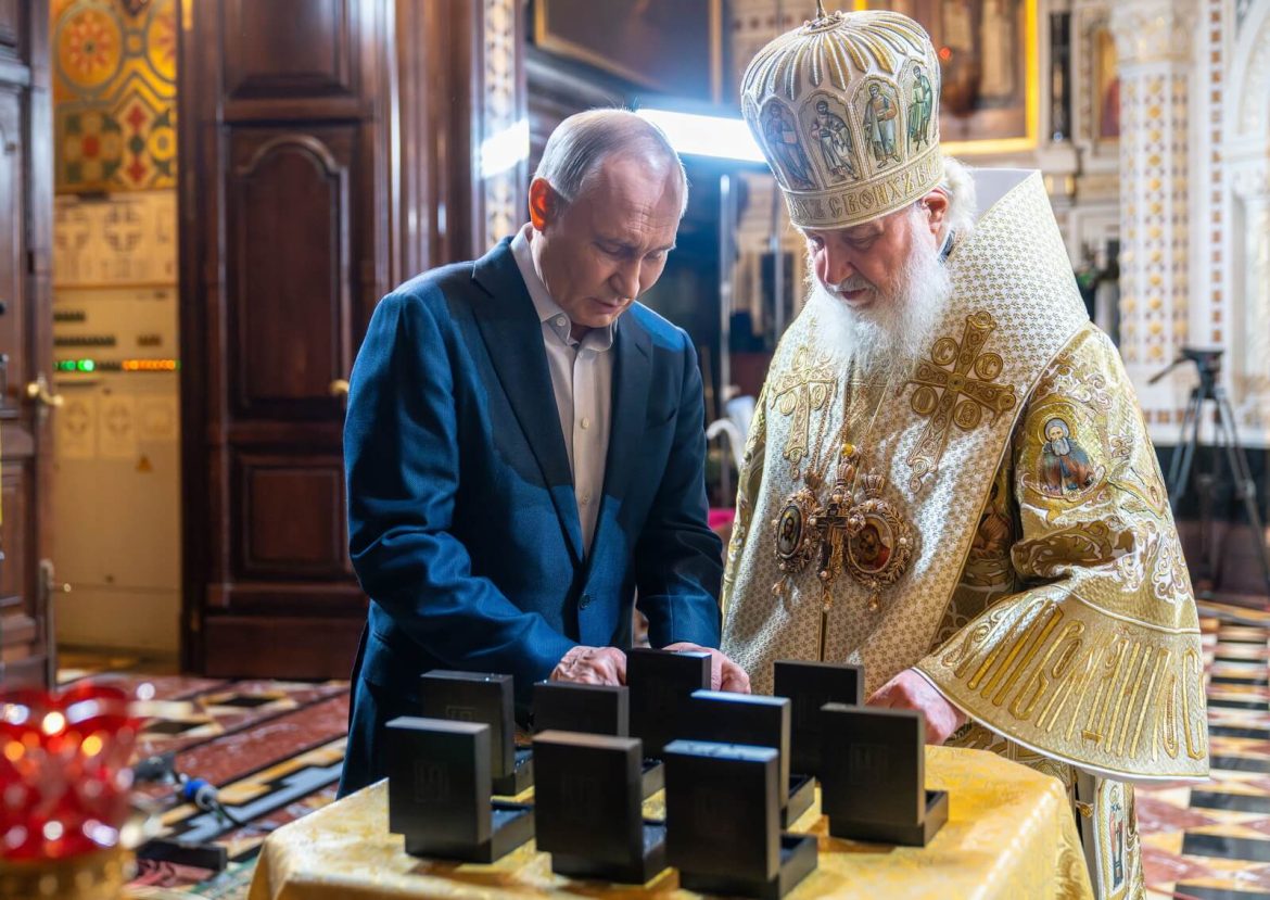 Vladimir Putin With Patriarch Kiril